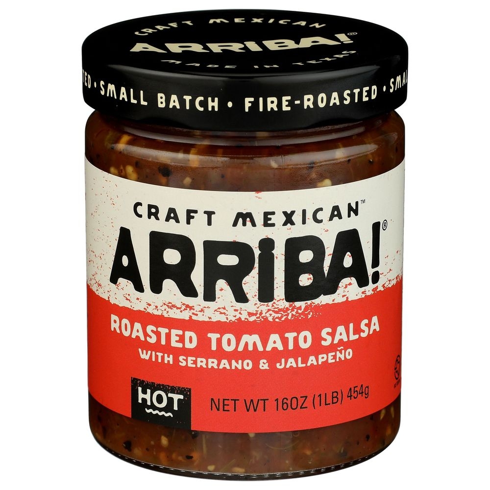 Arriba Fire Roasted Hot Tomato Red Salsa, 16 Ounce -- 6 per case