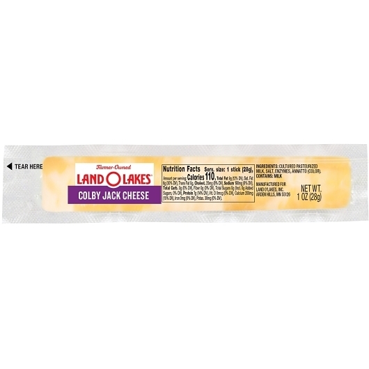 Land O Lakes Colby Jack Cheese Sticks, 1 Ounce -- 168 per case