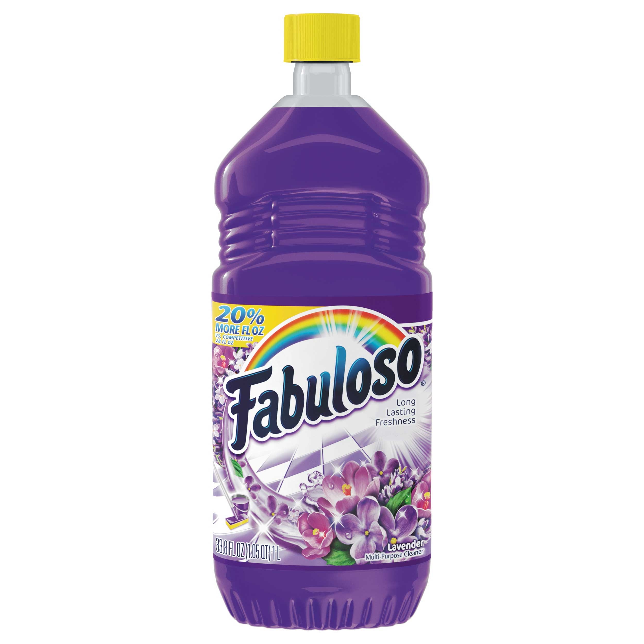 Fabuloso Lavender Multi Purpose Cleaner, 33.8 Fluid Ounce -- 12 per case.