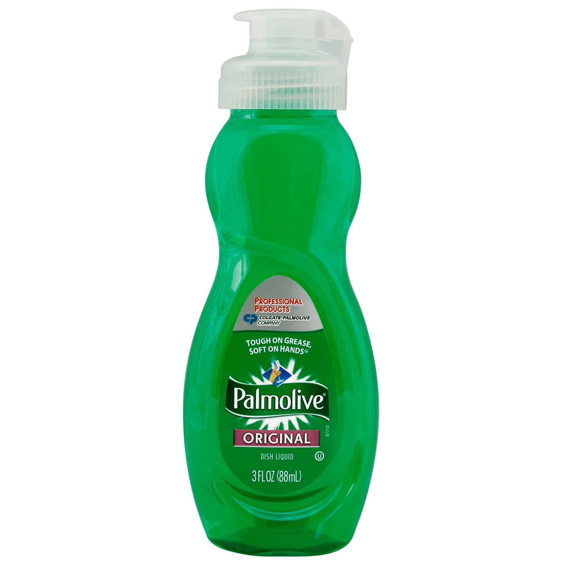Palmolive Original Regular Dishwashing Liquid, 3 Fluid Ounce -- 72 per case.