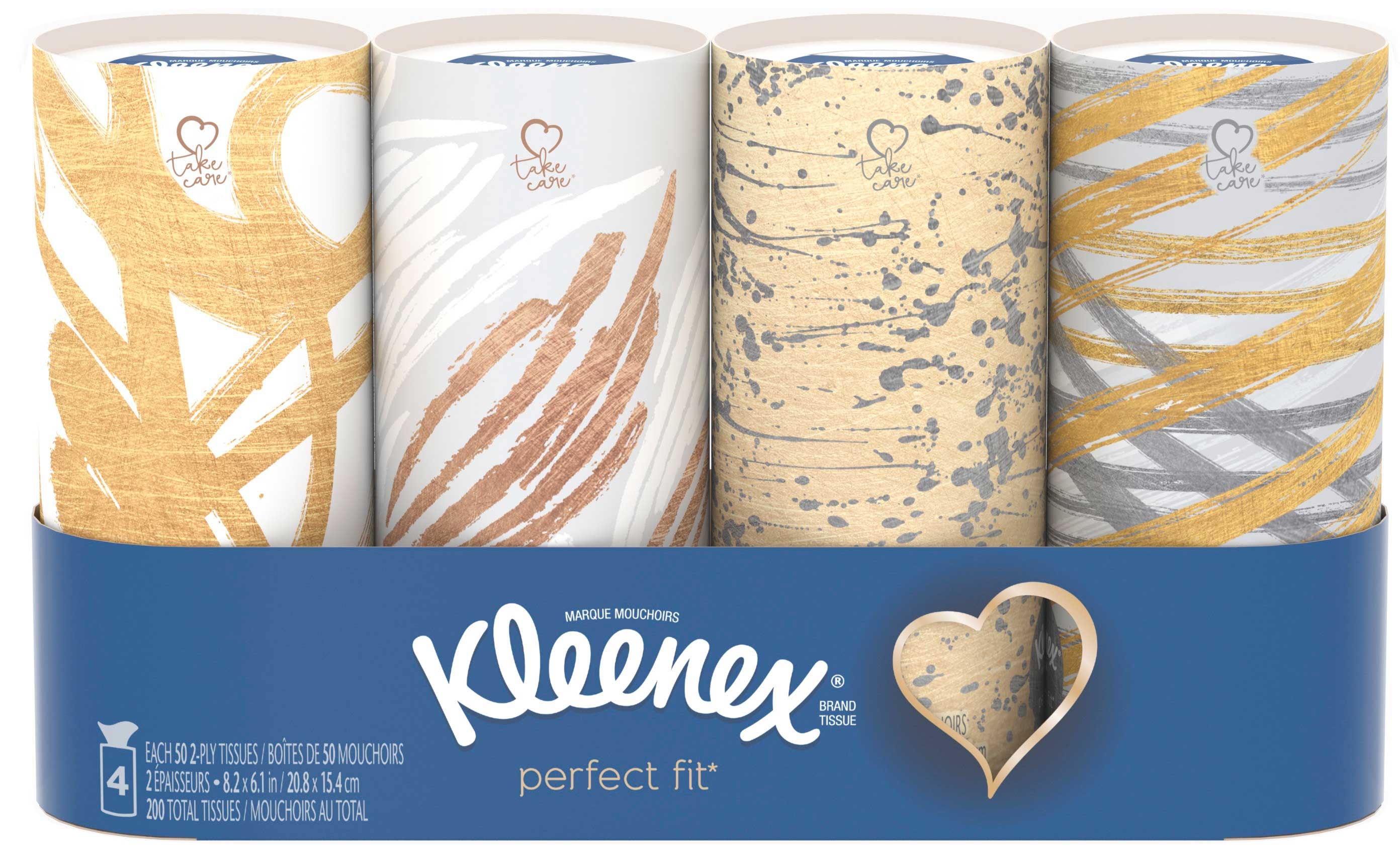 Kleenex Perfect Fit Facial Tissue, 200 count per pack -- 6 per case.