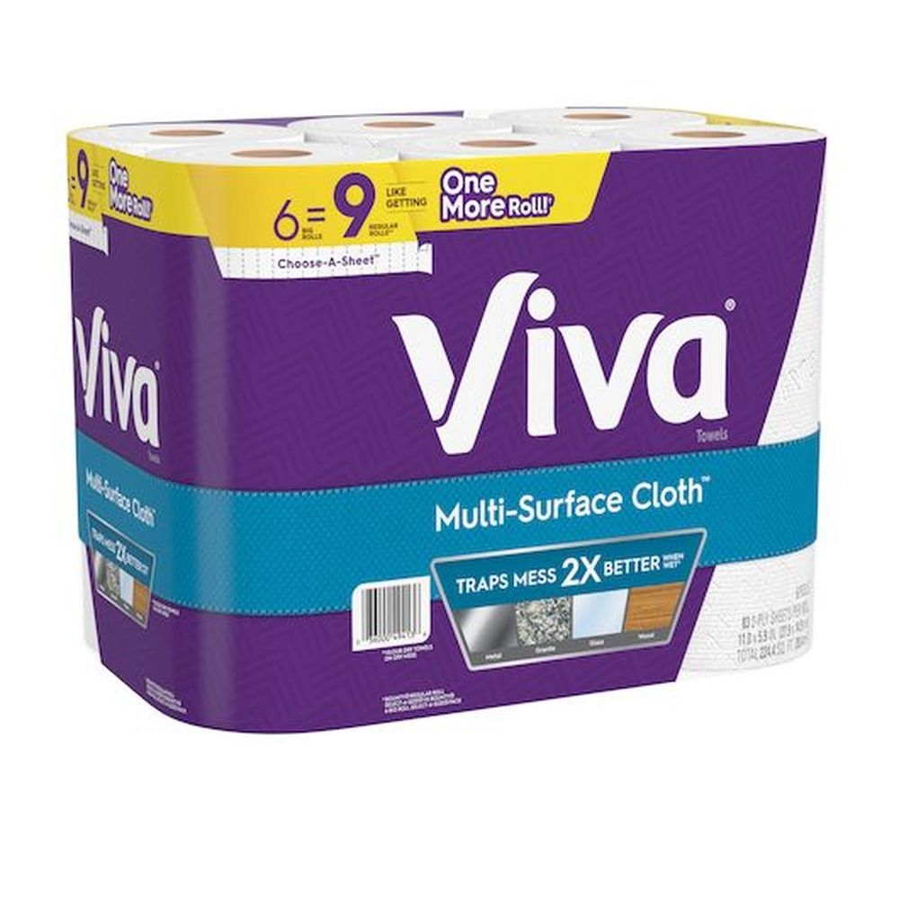 Viva Multi Surface Big Roll Towel, 498 count -- 4 per case