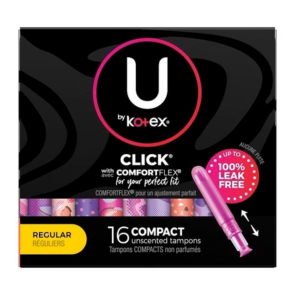 U By Kotex Premium Tampon, 16 count -- 8 per case