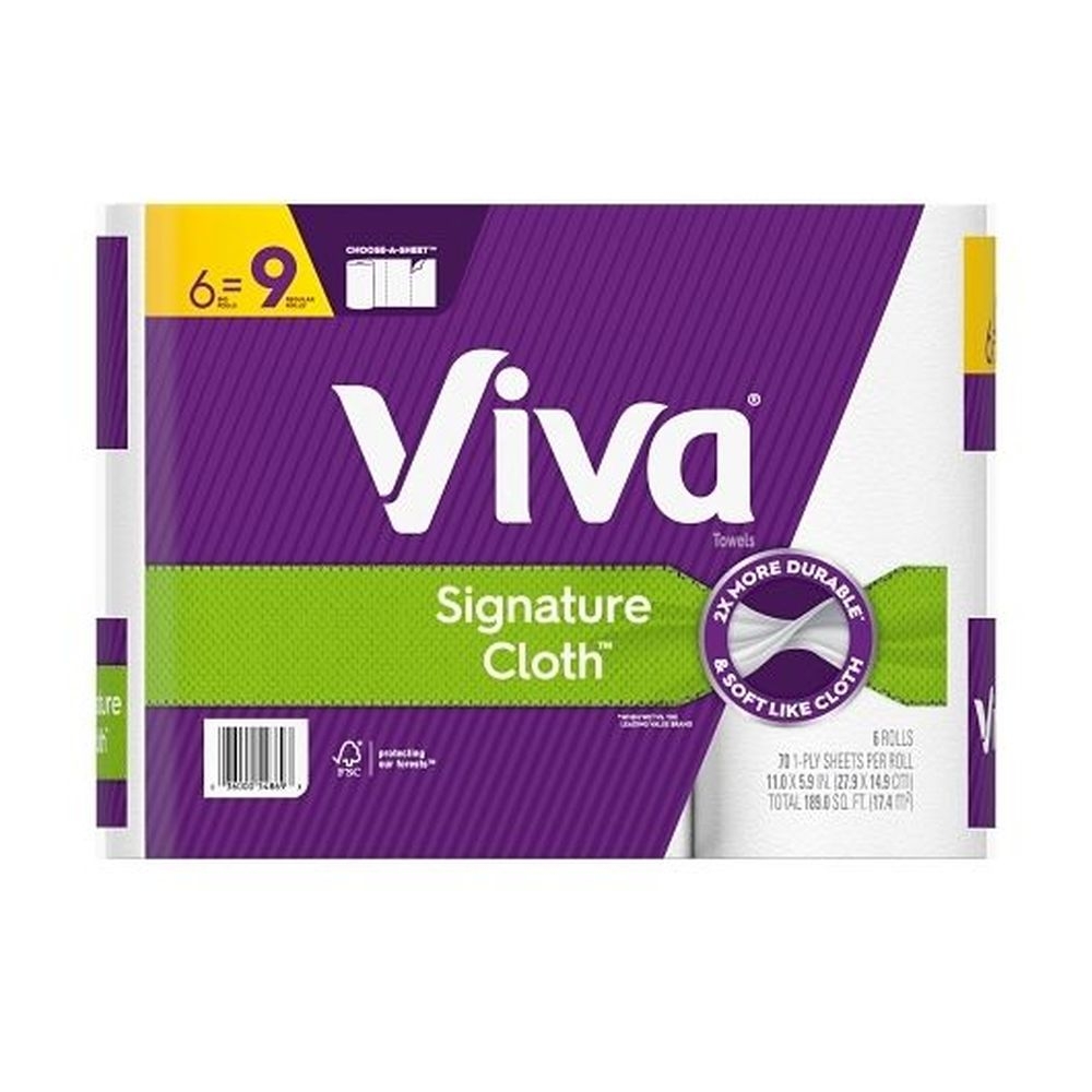 Viva Signature Cloth Big Case Roll Towel, 420 count -- 4 per case