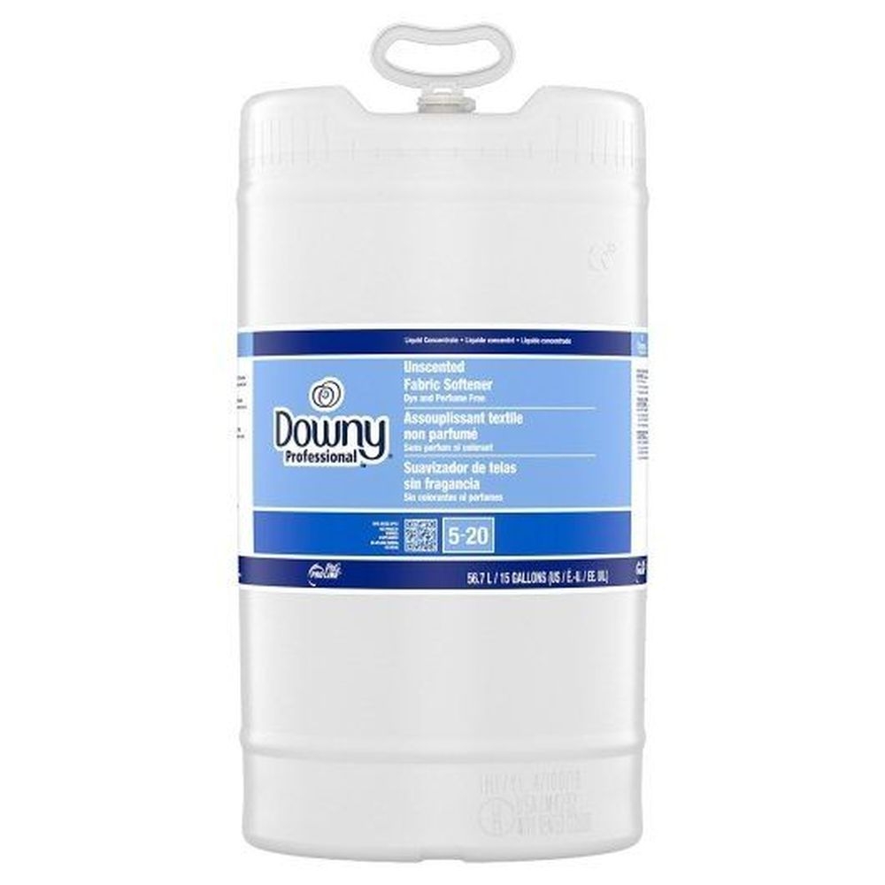 Downy Unscented Fabric Softener Concentrate, 15 Gallon