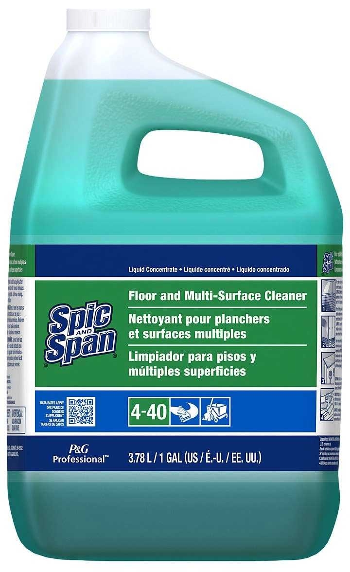 Spic and Span Liquid Floor and Multi Surface Concentrate Cleaner, 1 Gallon -- 3 per case.