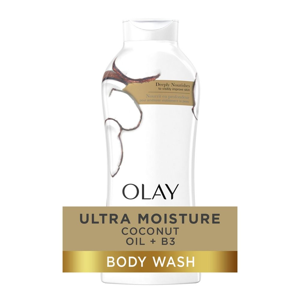 Olay Ultra Moisture Coconut Oil Body Wash, 22 Fluid Ounce -- 4 per case