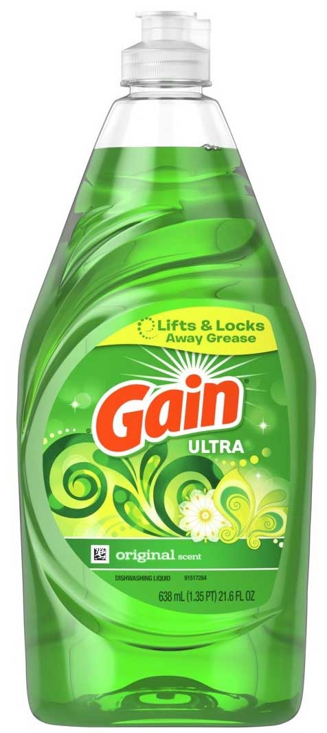 Gain Original Ultra Dish Liquid, 21.6 Fluid Ounce -- 10 per case.