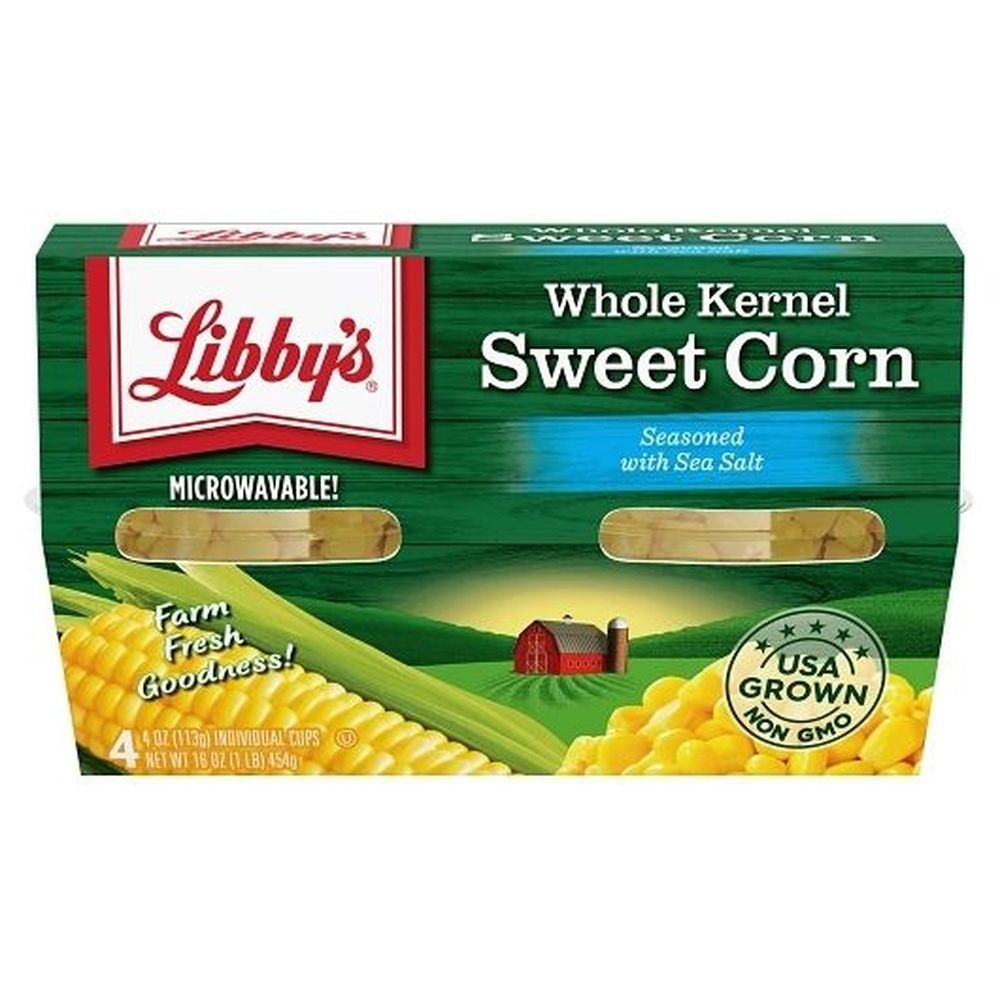 Libbys Whole Kernel Sweet Corn, 4 Ounce Cup -- 6 per case
