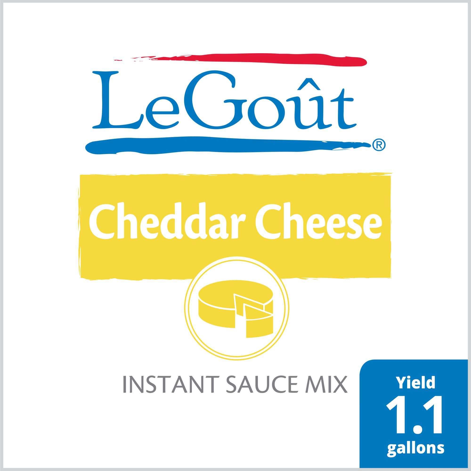 LeGout Cheddar Cheese Instant Sauce Mix, 25.4 ounce -- 8 per case