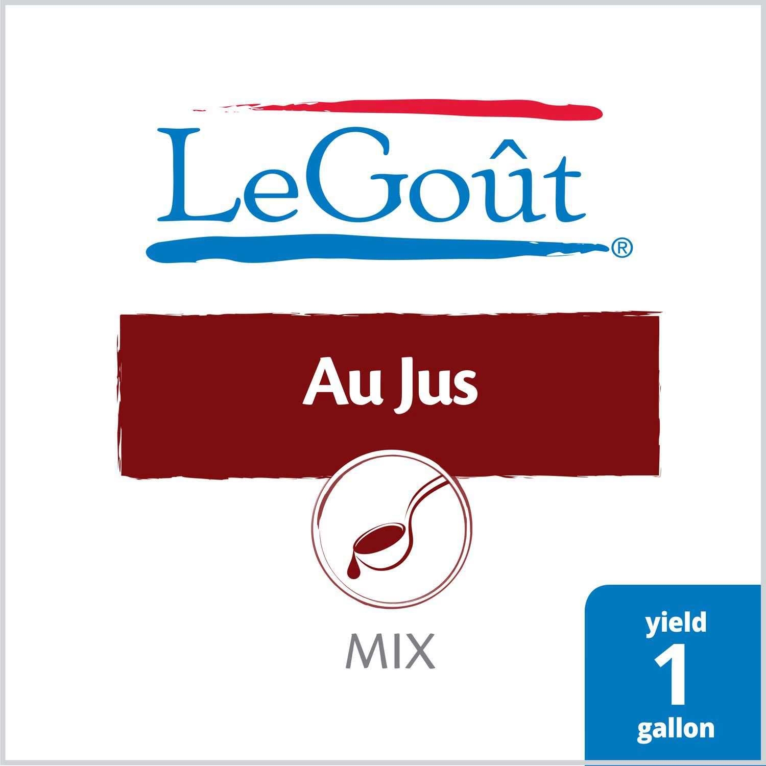 LeGout Instant Gravy Mix Au Jus, 3.3 ounce -- 16 per case