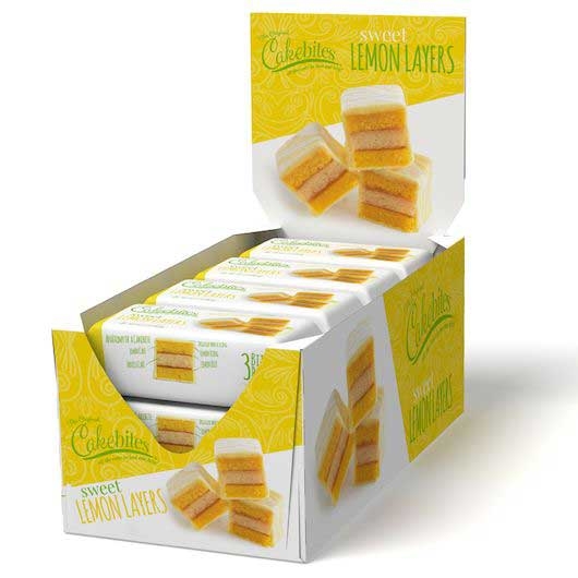 Cookies United Sweet Lemon Cake Bites, 2 Ounce -- 96 per case