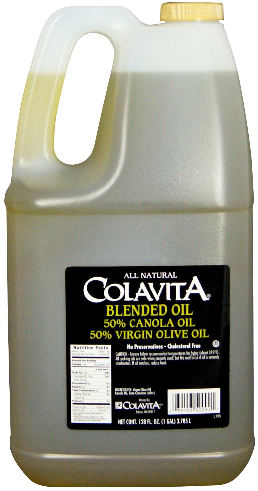Colavita Oil Virgin Olive/Canola 50/50, 1 Gallon -- 6 Case