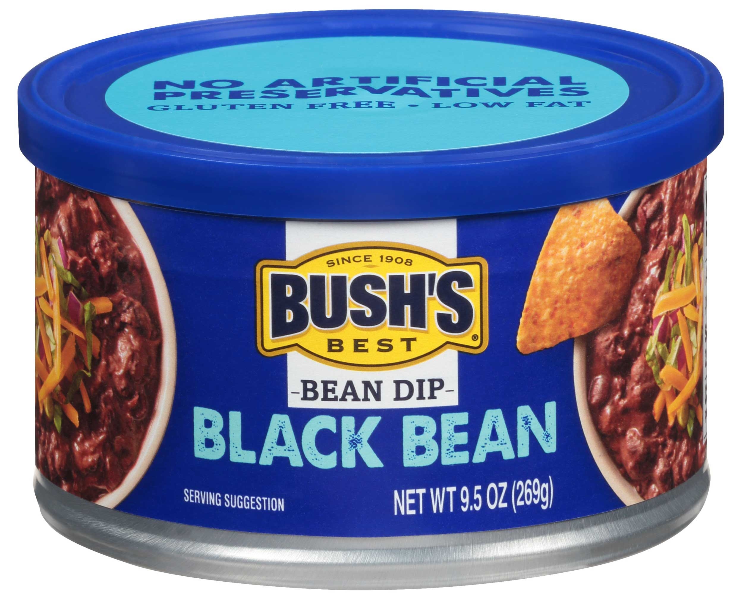 Bush Brothers Black Bean Dip, 9 Ounce -- 12 per case