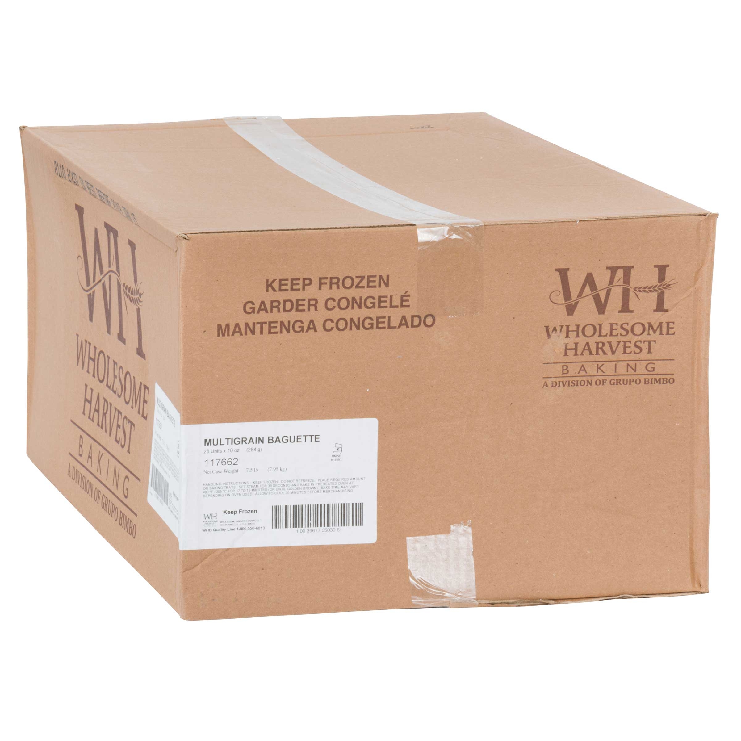 Wholesome Harvest Multigrain Baguette -- 28 per case.