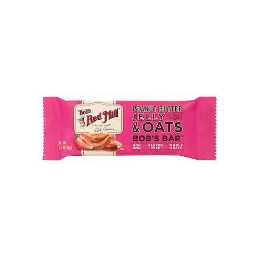 Bobs Red Mill Peanut Butter Jelly and Oats Bar, 1.76 Ounce -- 144 per case