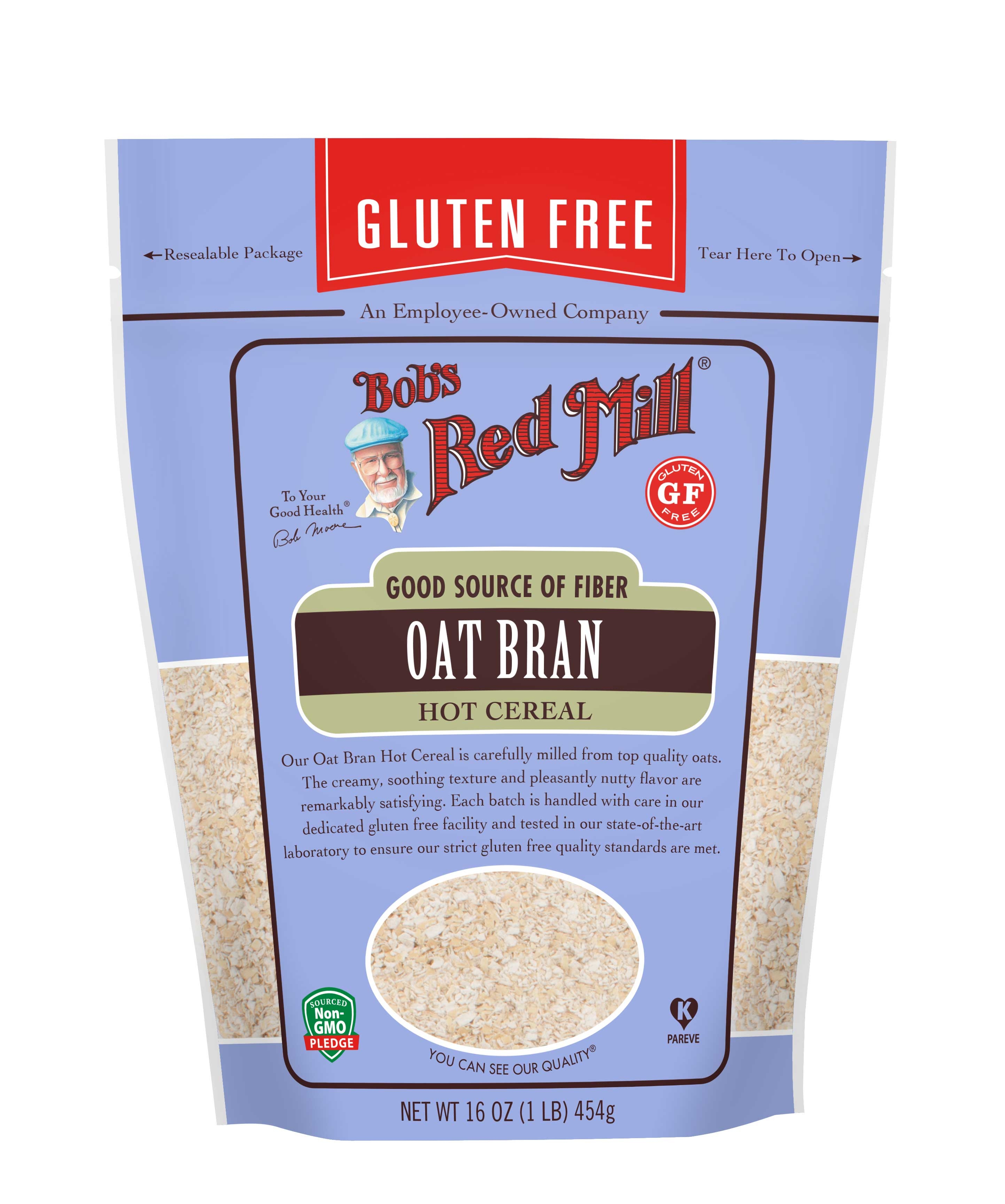 Bob's Red Mill Gluten Free Oat Bran, 16 Ounce -- 4 Per Case