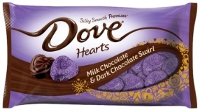Dove Valentines Milk Chocolate and Dark Chocolate Swirl, 7.94 Ounce -- 12 per case