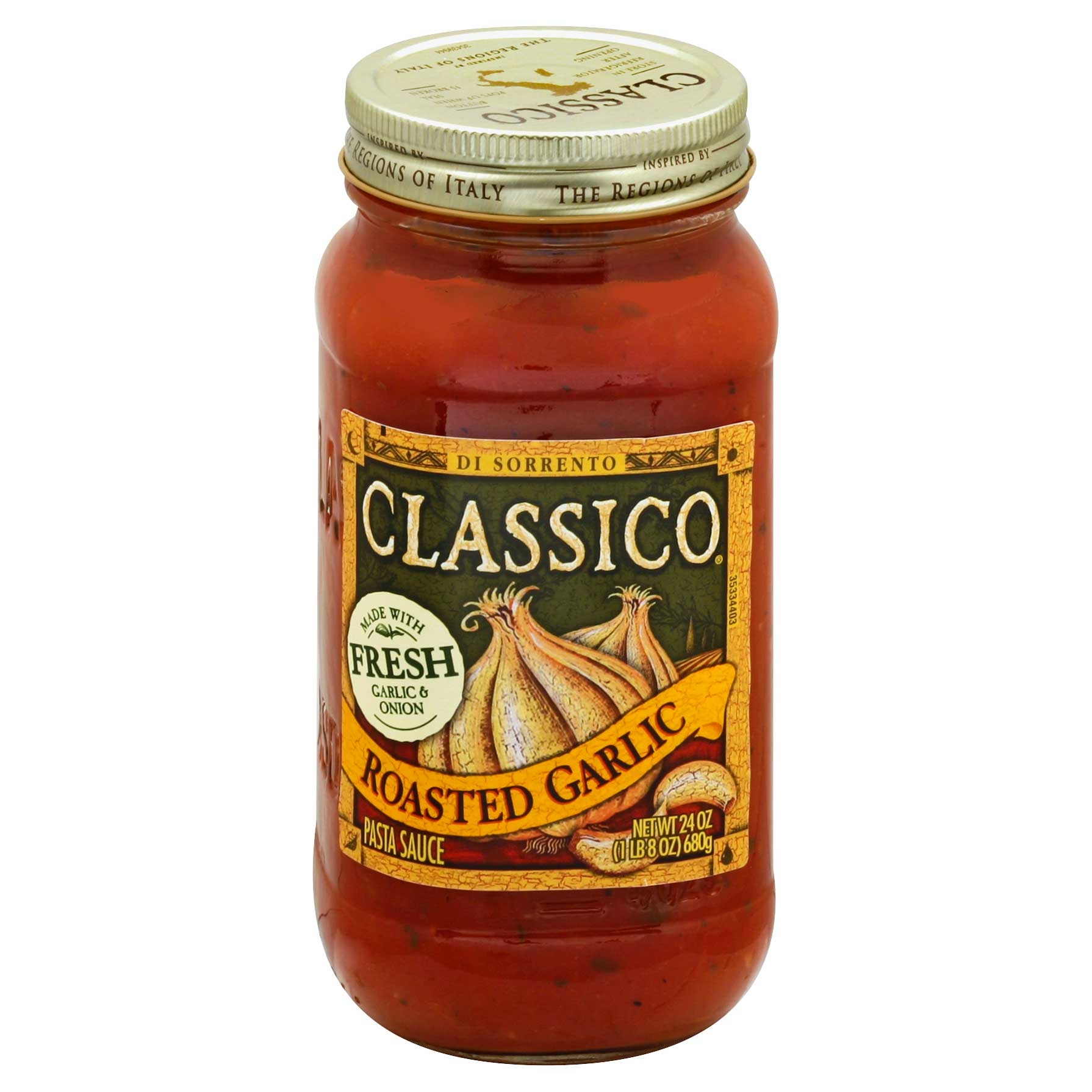Classico Roasted Garlic Sauce, 26 Ounce -- 12 Case