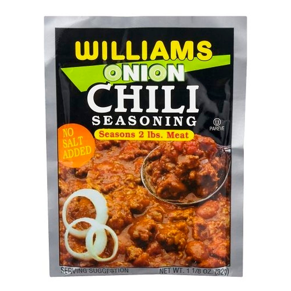 Williams Onion Chili Seasoning, 1.12 Ounce -- 24 per case