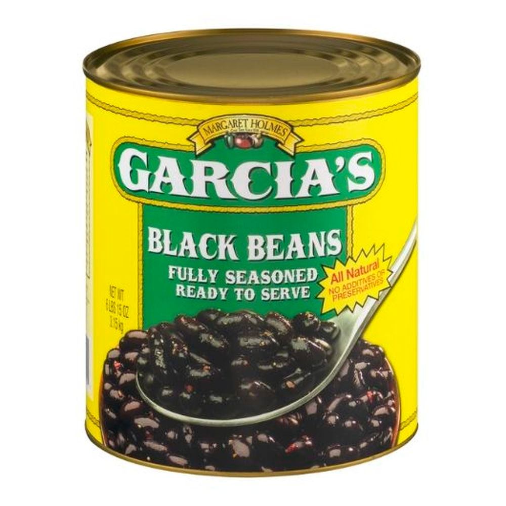 Garcias Seasoned Black Beans, 3.15 Kilogram -- 6 per case