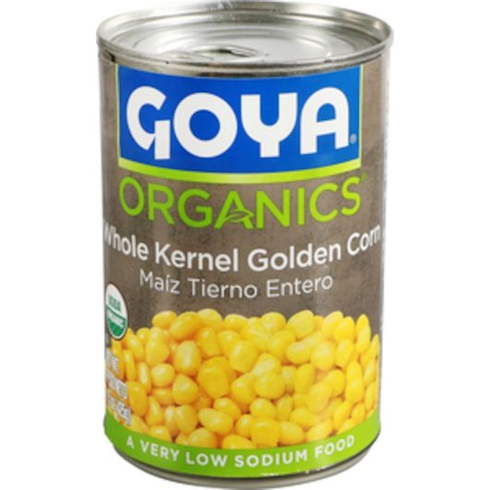 Goya Organic Whole Kernal Golden Corn, 15 Ounce -- 12 per case