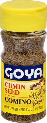 Goya Cummin Seed - 2.25 oz. jar, 12 per case