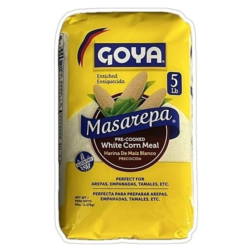 Goya Pre-Cooked White Corn Meal, 80 Ounce -- 4 per case