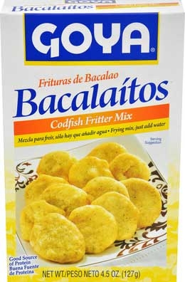 Goya  Bacalaitos Codfish Batter Mix - 4.5 oz. pack, 24 per case
