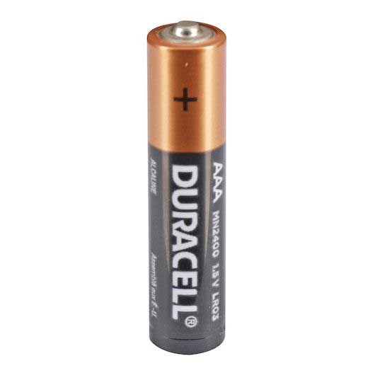 Duracell Alkaline AAA Primary Major Cell - 16 count per pack -- 20 packs per case