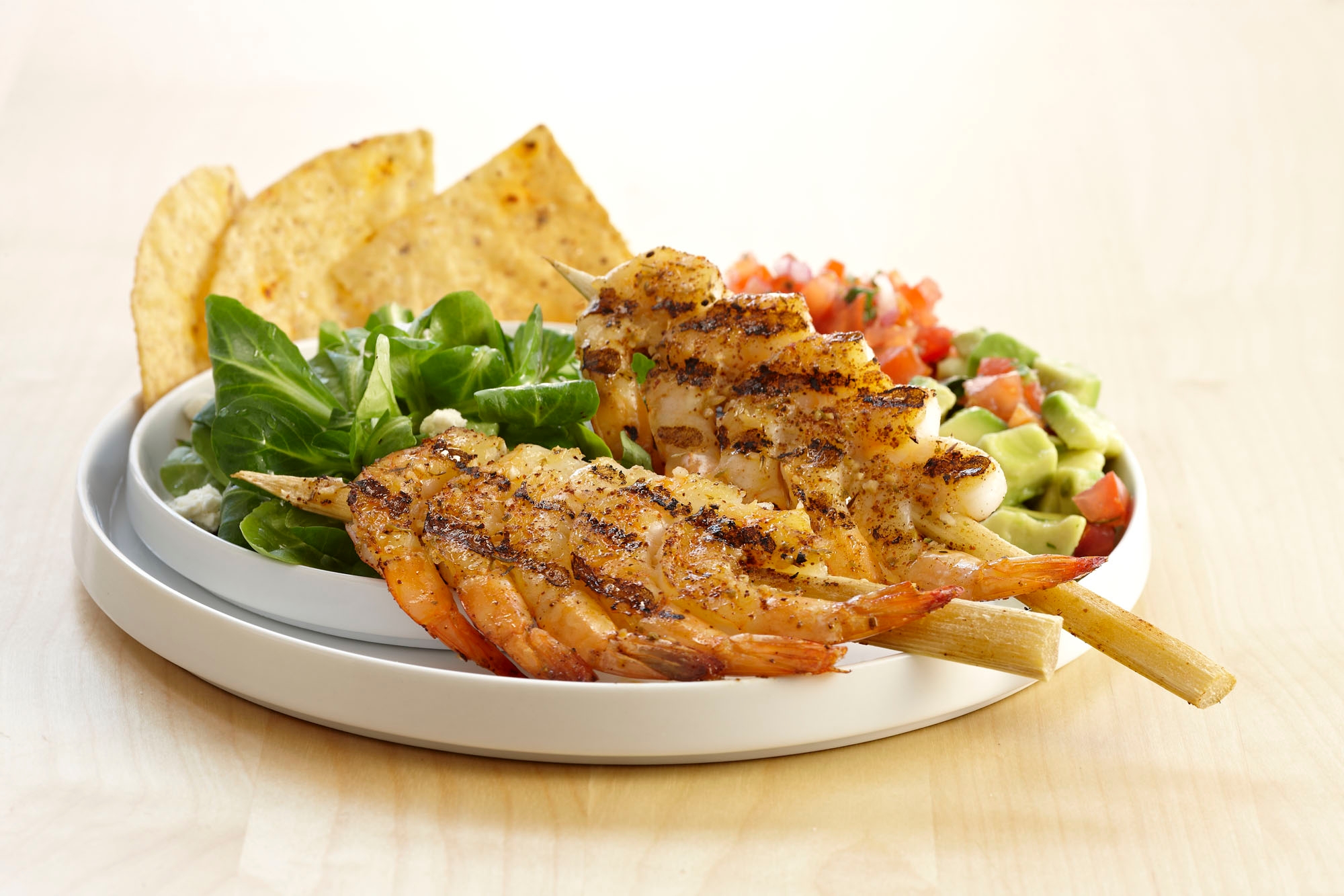 King and Prince Grillmaster Skewer Shrimp, 7/2.6 Ounce -- 72 per case.