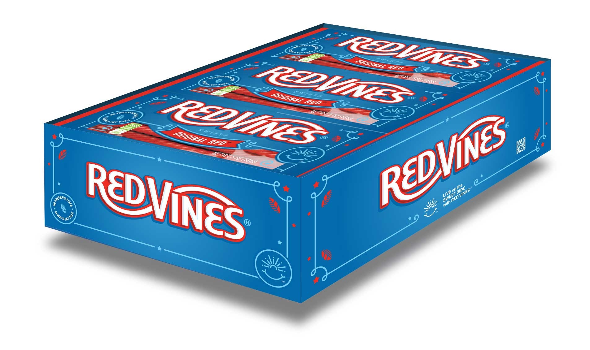 Red Vines Original Red Twists - 5 oz. tray, 12 per case