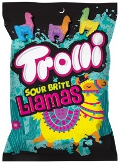 Trolli Sour Brite Llamas Gummi Candy, 4.25 Ounce -- 12 per case.