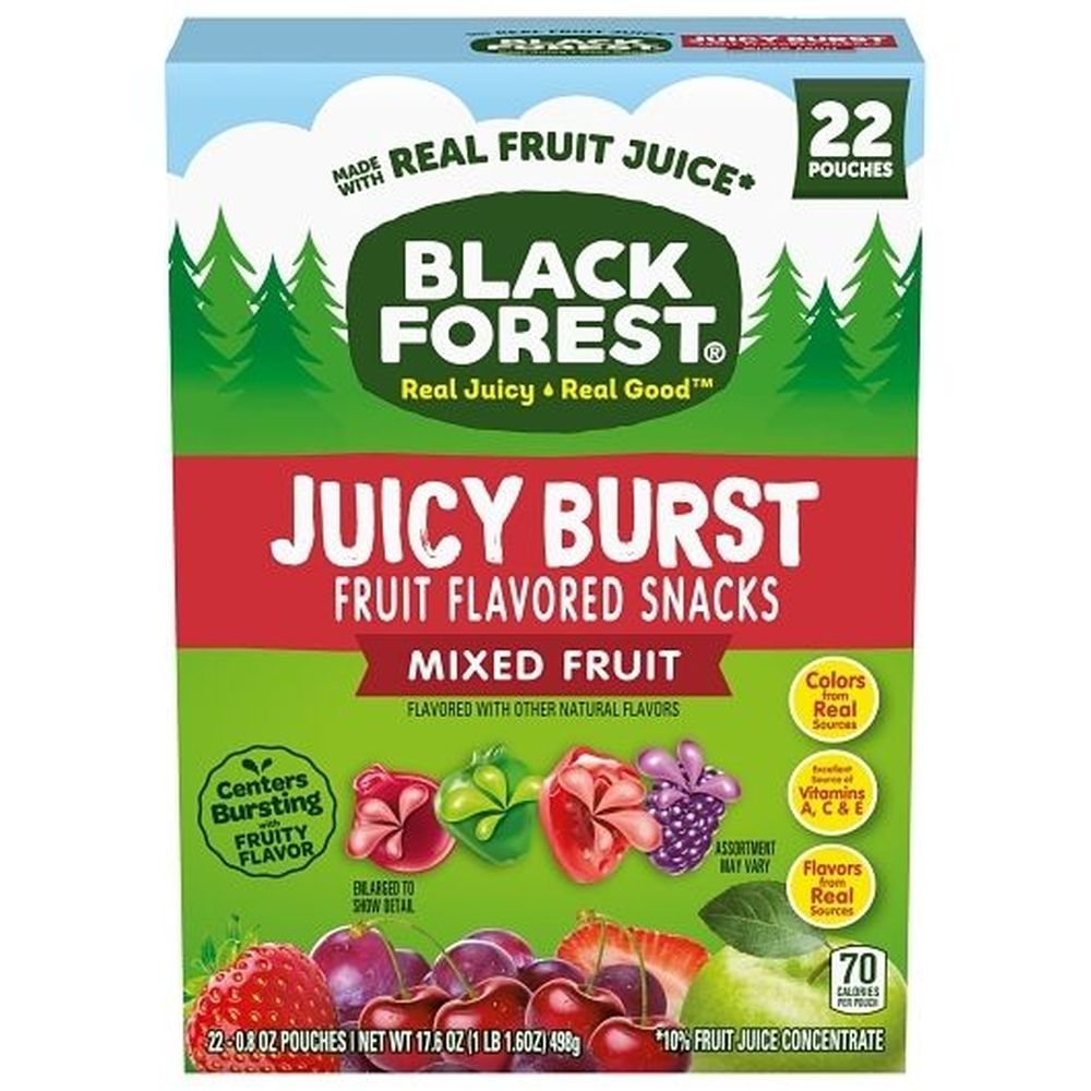 Black Forest Juicy Burst Mixed Fruit Fruit Flavored Snacks, 17.6 Ounce -- 5 per case