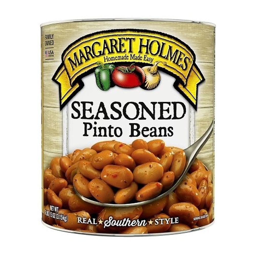 Margaret Holmes Seasoned Pinto Beans, 111 Ounce -- 6 per case