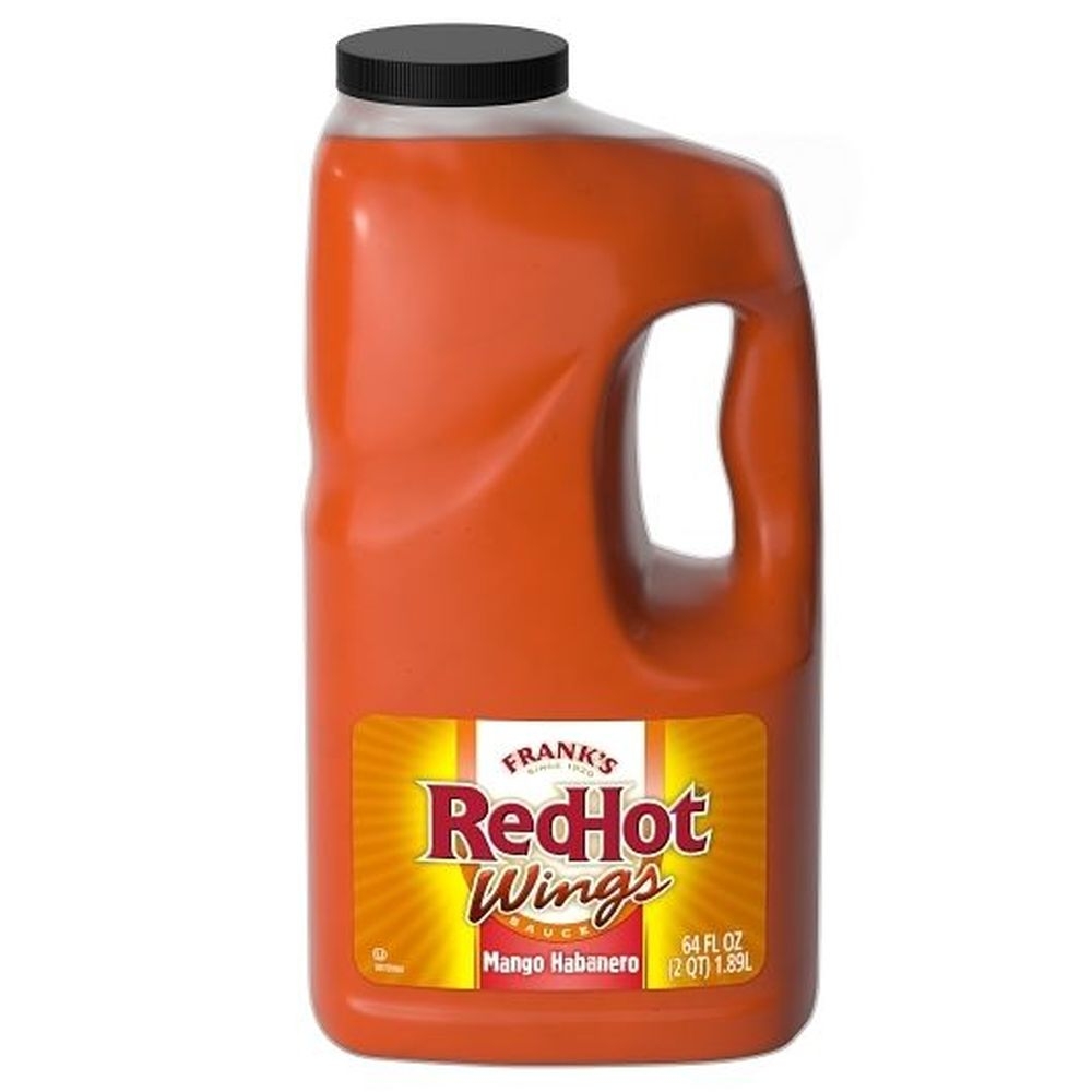 Franks Redhot Mango Habanero Wing Sauce, 0.5 Gallon -- 4 per case