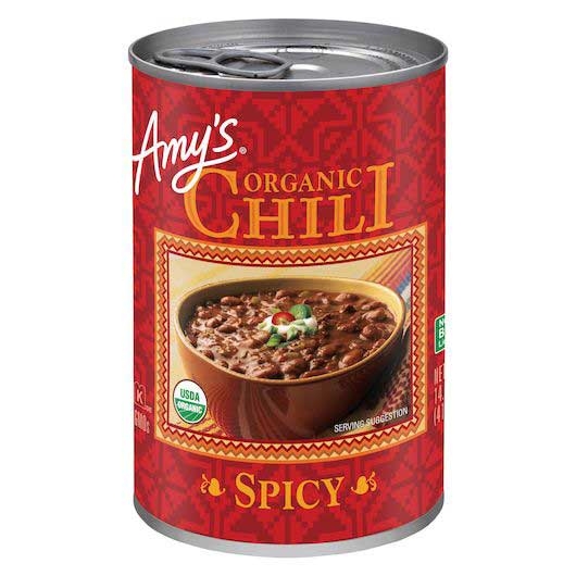 Amys Organic Spicy Chili, 14.7 Ounce -- 12 per case
