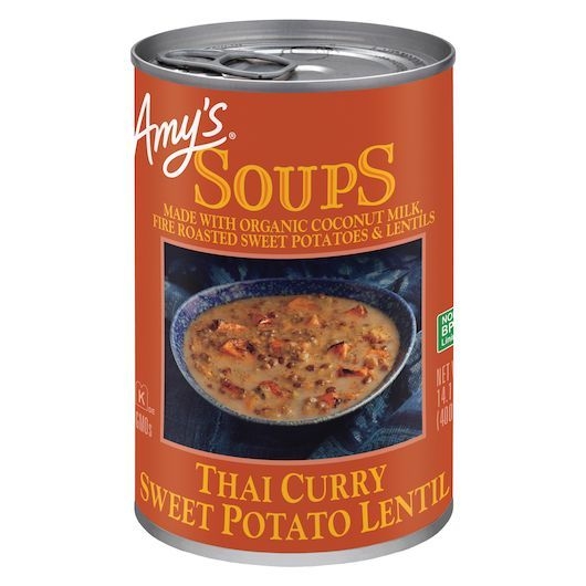 Amys Thai Curry Sweet Potato Lentil Soup, 14.1 Ounce -- 12 per case