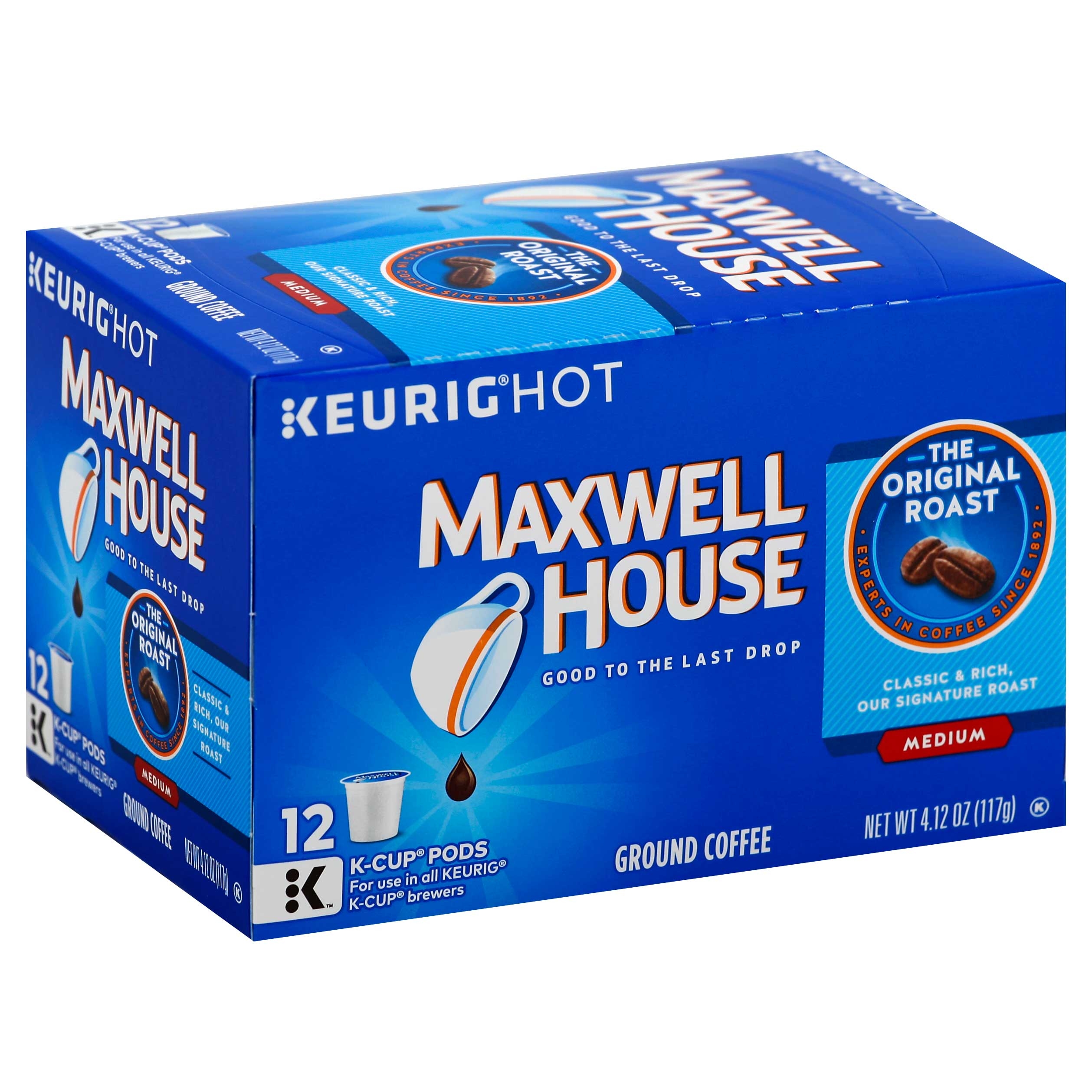 Maxwell House Original Coffee Pod, 4.12 Ounce -- 6 per case.