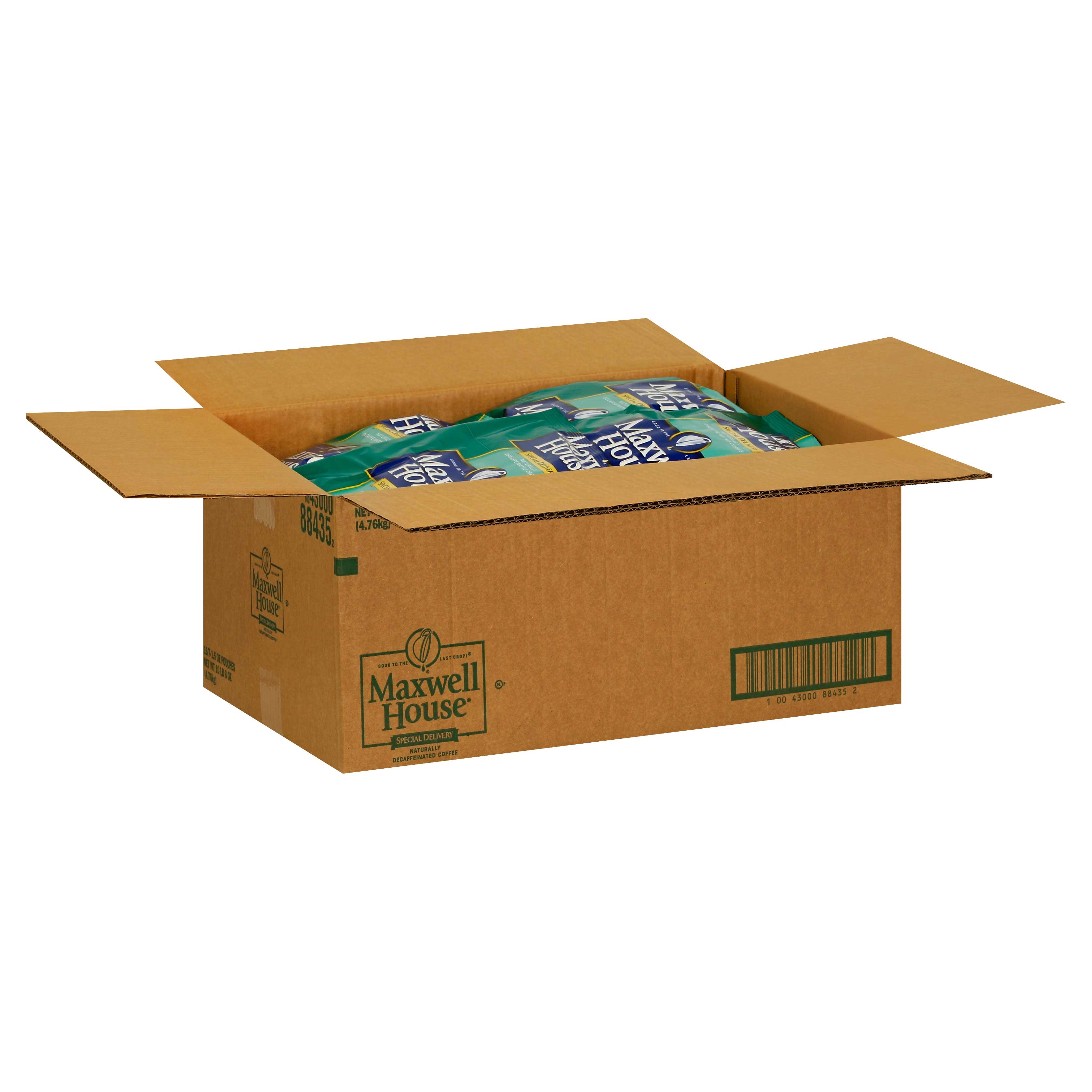 Maxwell House Special Delivery Decaf Ground Coffee, 1.5 Ounce -- 112 Per Case