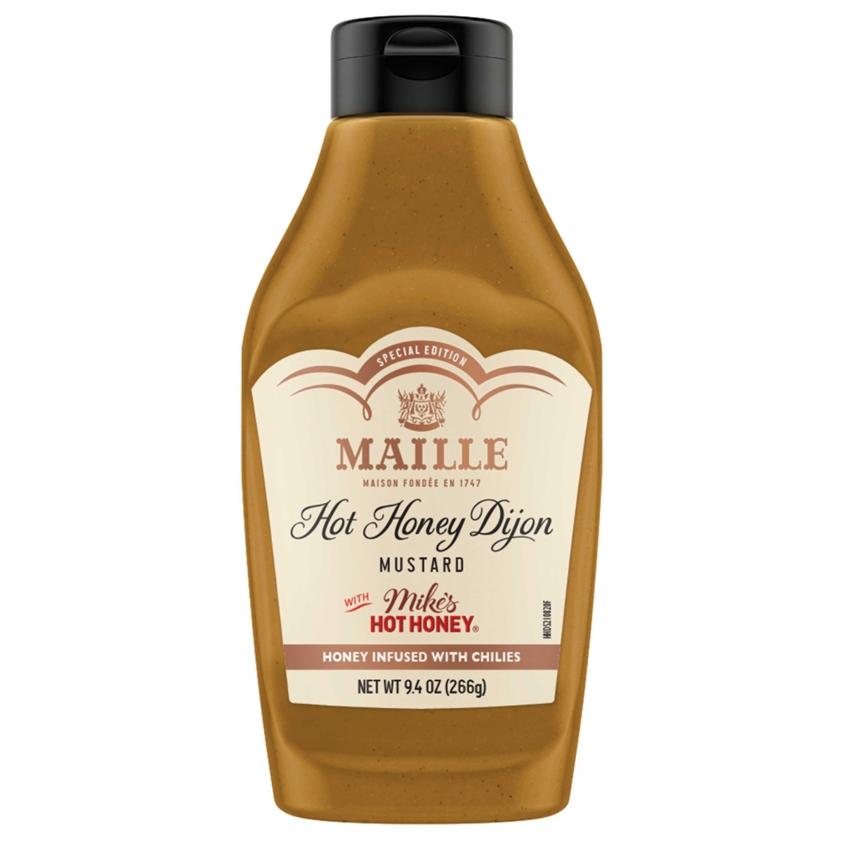 Maille X Mike's Hot Honey Dijon Mustard, 9.4 Ounce -- 6 Per Case