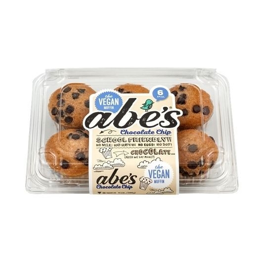 Abes Vegan Chocolate Chip Muffin, 5 Ounce -- 12 per case