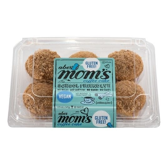 Abes Moms Gluten Free Coffee Cake Muffin, 5.3 Ounce -- 12 per case