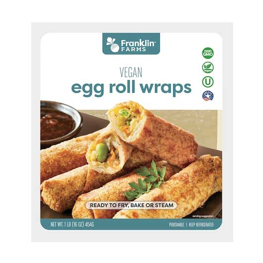 Franklin Farms Egg Roll Wrap, 16 Ounce -- 6 per case