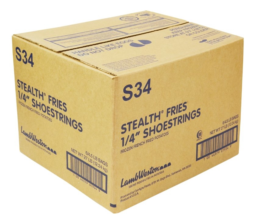 Stealth Shoestring French Fry, 4.5 Pound -- 6 Per Case