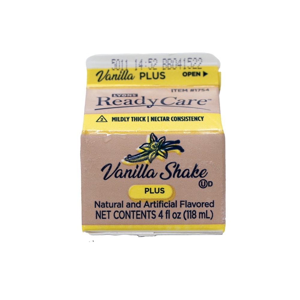 Lyons ReadyCare Plus Vanilla Shake, 4 Ounce -- 50 per case