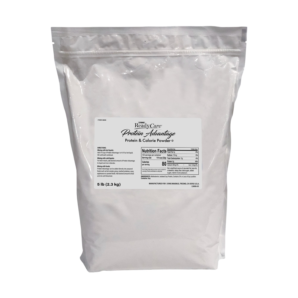 Lyons ReadyCare Protein Advantage Protein and Calorie Powder, 5 Pound -- 2 per case