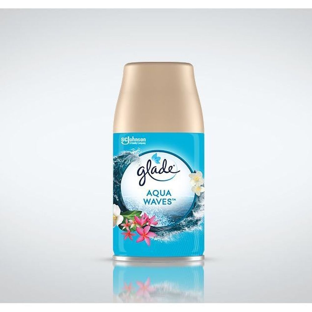 Glade Aqua Waves Large Automatic Spray Refill, 6.2 Ounce -- 6 per case