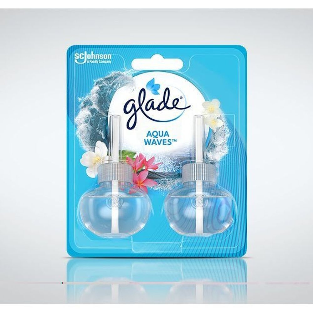 Glade Aqua Waves PlugIns Scented Oil Refill, 1.34 Fluid Ounce -- 6 per case
