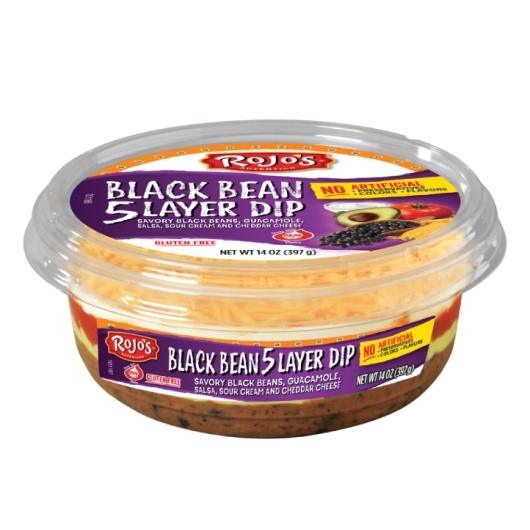 Rojos Black Bean Layer Dip, 14 Ounce -- 6 per case